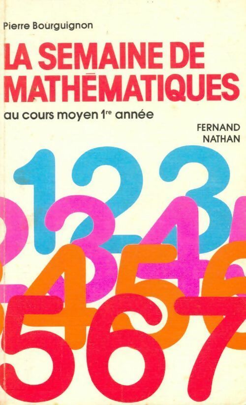 La semaine de mathématiques au cours moyen 1ère année - Collectif - Livre