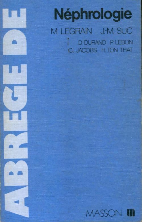 Néphrologie - Collectif - Livre