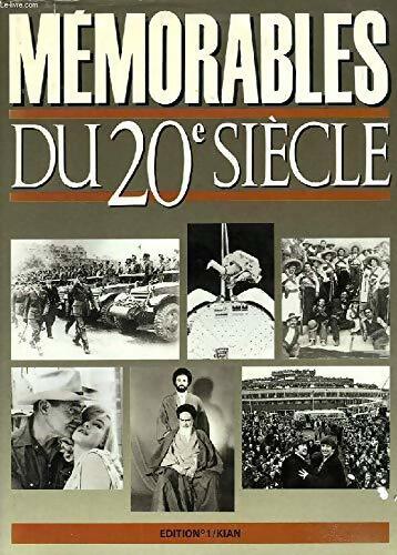 Mémorables du XXe siècle - Ali Kadjar - Livre