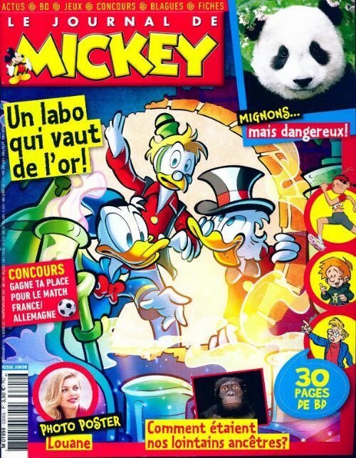 Le journal de Mickey n°3304 : Un labo qui vaut de l'or ! - Collectif - Livre