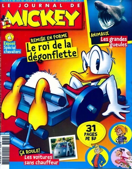 Le journal de Mickey n°3307 : Le roi de la dégonflette - Collectif - Livre