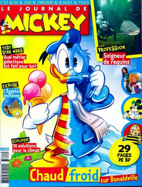 Le journal de Mickey n°3311 : Chaud-froid - Collectif - Livre