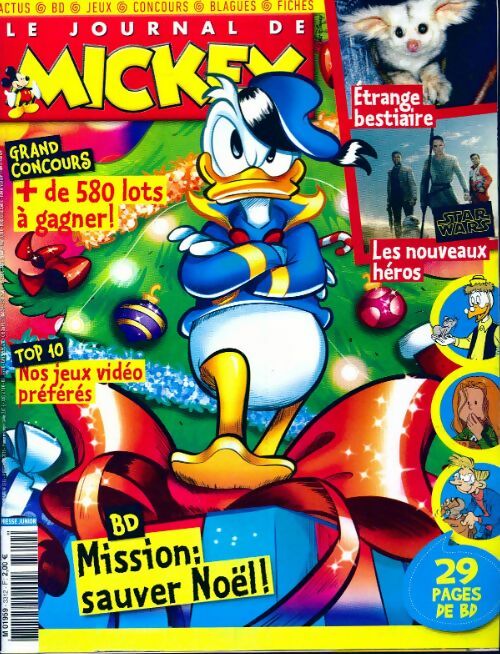 Le journal de Mickey n°3312 : Mission sauver Noël - Collectif - Livre