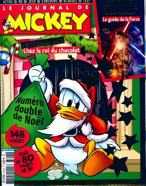 Le journal de Mickey n°3313-3314 : Visite gourmande chez le roi Chocolat - Collectif - Livre