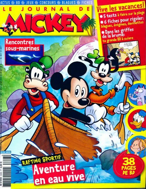 Le journal de Mickey n°3348 : Aventure en eau vive - Collectif - Livre