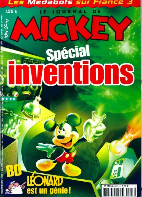 Le journal de Mickey n°2603 : Spécial inventions - Collectif - Livre