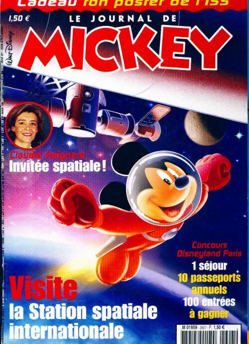 Le journal de Mickey n°2607 : Visite de la station spatiale internationale - Collectif - Livre
