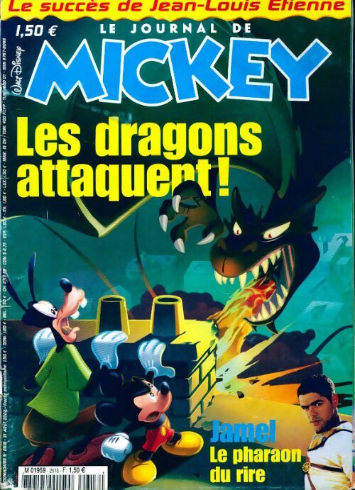 Le journal de Mickey n°2618 : Les dragons attaquent - Collectif - Livre