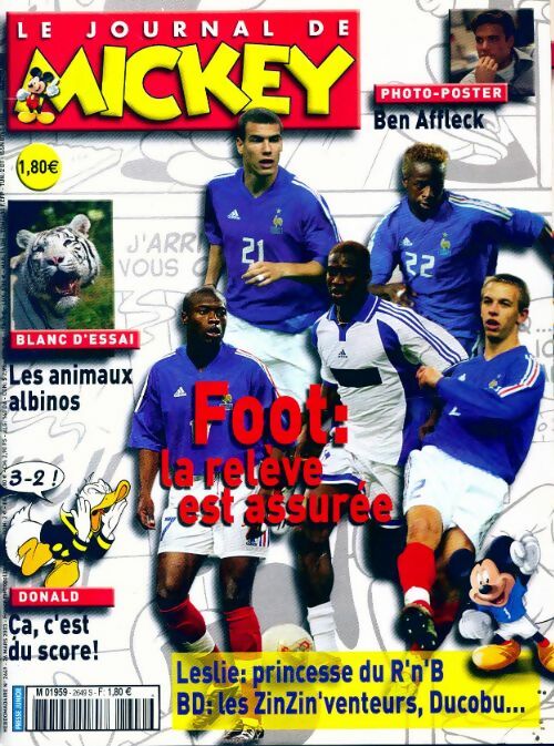 Le journal de Mickey n°2649 : Foot, la relève est assurée - Collectif - Livre