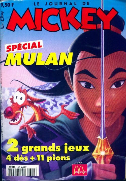 Le journal de Mickey n°2424 : Spécial Mulan - Collectif - Livre