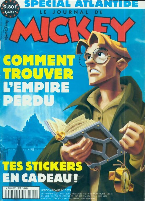 Le journal de Mickey n°2579 : Comment trouver l'empire perdu - Collectif - Livre