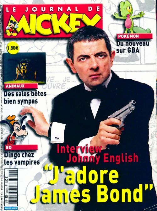 Le journal de Mickey n°2666 : Johnny English - Collectif - Livre