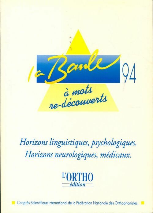 Actes scientifiques du congrès de la F.N.O. - Collectif - Livre