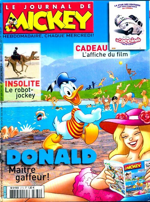Le journal de Mickey n°2770 : Donald - Collectif - Livre