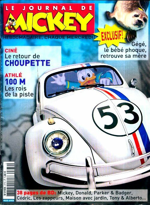 Le journal de Mickey n°2772 : Le retour de Choupette - Collectif - Livre