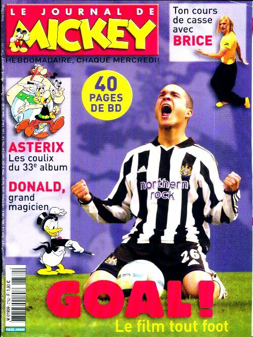 Le journal de Mickey n°2782 : Goal ! - Collectif - Livre