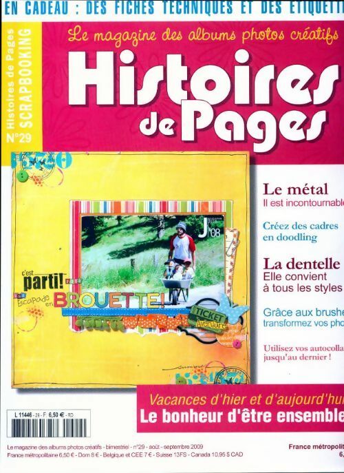 Histoires de pages n°29 - Collectif - Livre