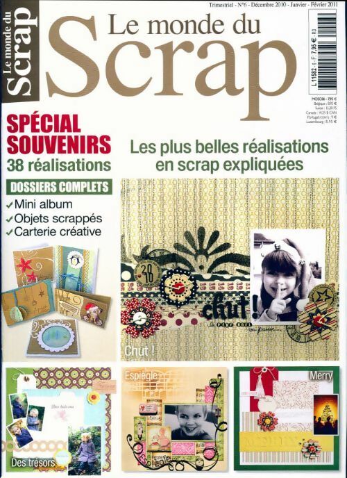 Le monde du scrap n°6 - Collectif - Livre