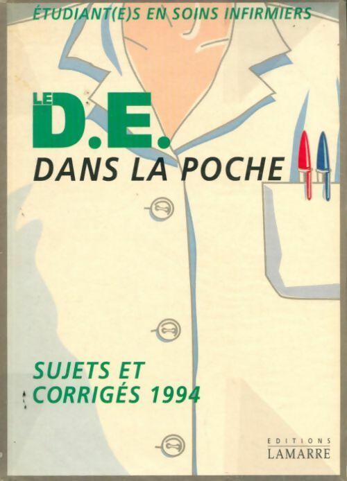 Le D.E. dans la poche. Sujets et corrigés 1994 - Collectif - Livre