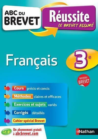 Français 3e - Cécile De Cazanove - Livre