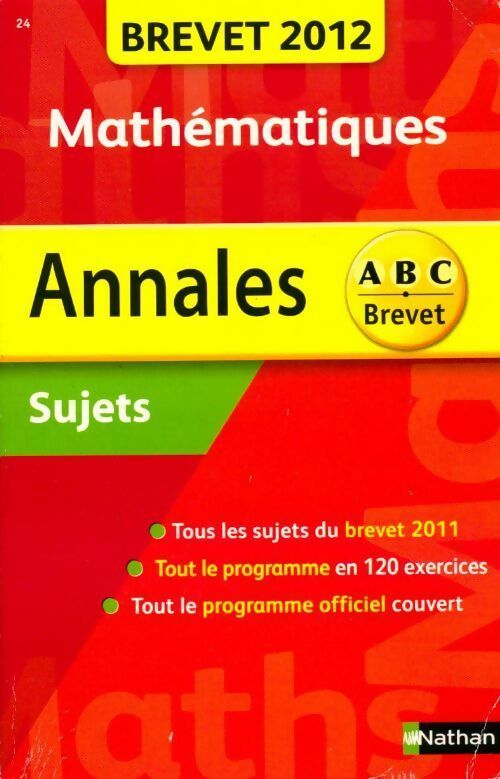 Mathématiques 3e brevet. Sujets 2011 - Carole Feugère - Livre