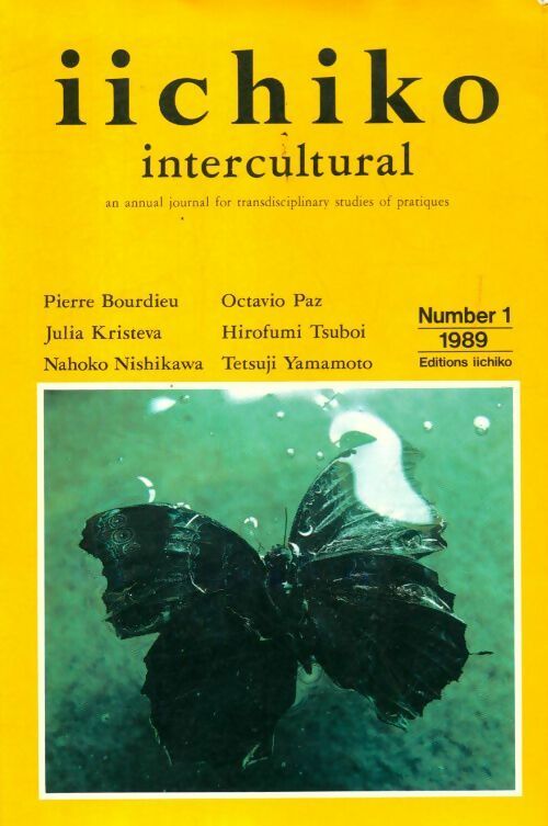 Iichiko intercultural n°1 - Collectif - Livre