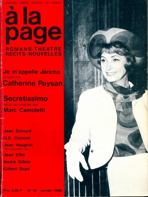 A la page n°19 : Je m'appelle Jéricho / Secretissimo - Collectif - Livre