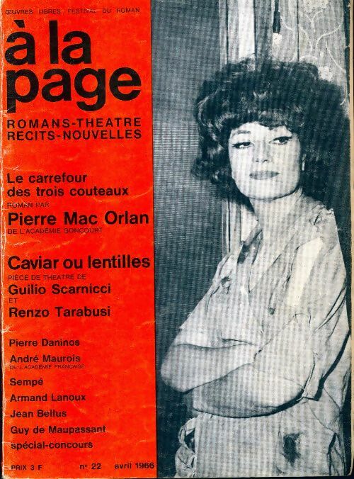 A la page n°22: Le carrefour des trois couteaux / Caviar ou lentilles - Collectif - Livre