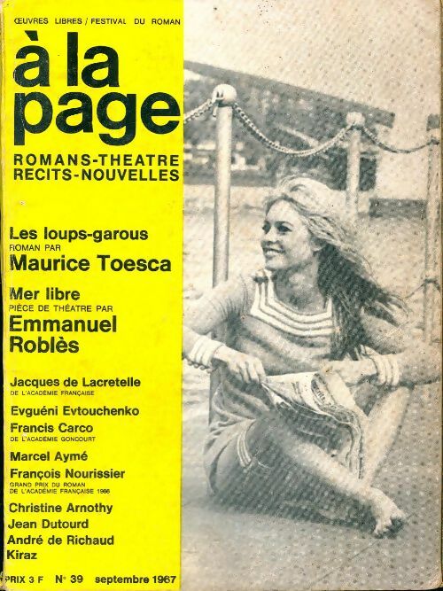 A la page n°39 : Les loups-garous / Mer libre - Collectif - Livre