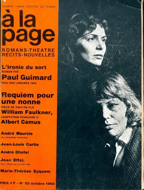 A la page n°52 : L'ironie du sort / Requiem pour une nonne - Collectif - Livre