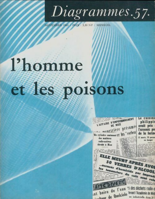 Diagrammes n°57 : L'homme et les poisons - Collectif - Livre