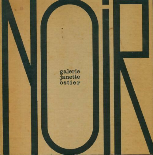 Noir l'absolu, une ponctuation - Inconnu - Livre