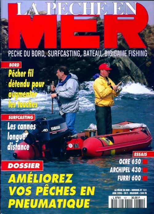 La pêche en mer n°131 : Améliorez vos pêches en pneumatique - Collectif - Livre