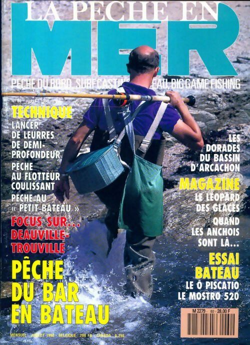 La pêche en mer n°60 : Pêche du bar en bateau - Collectif - Livre