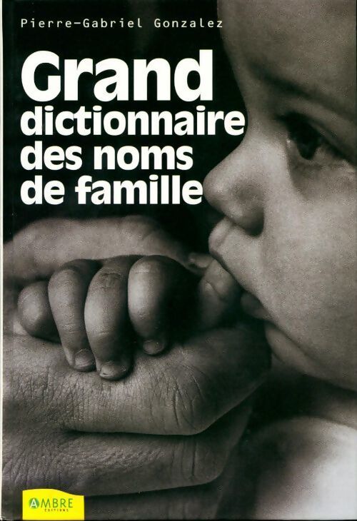 Grand dictionnaire des noms de famille - Pierre-Gabriel Gonzalez - Livre