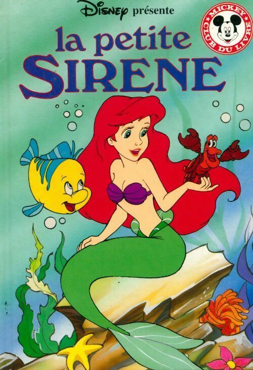 La petite sirène - Disney - Livre
