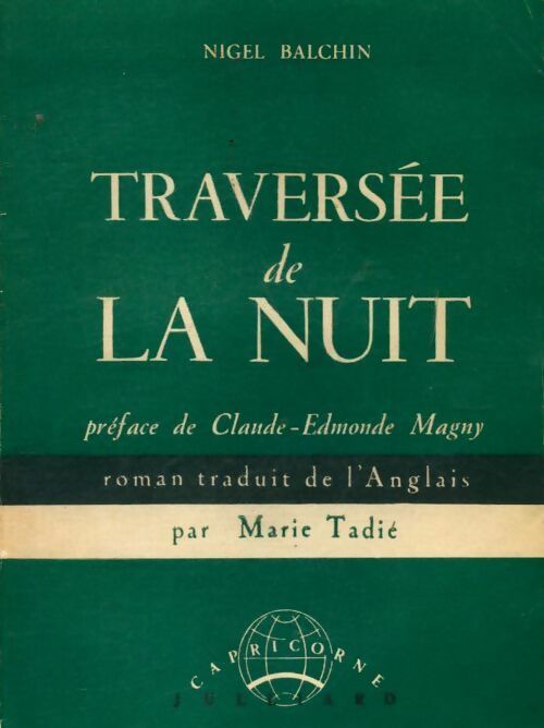 Traversée de la nuit - Nigel Balchin - Livre