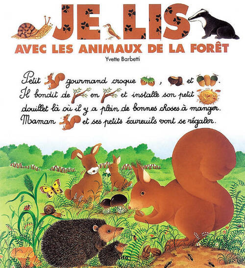 Je lis avec les animaux de la forêt - Collectif - Livre