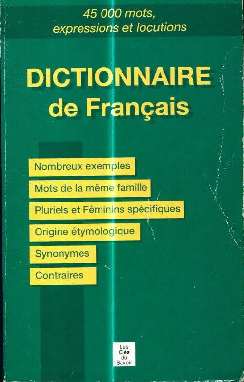 Dictionnaire de français - Inconnu - Livre