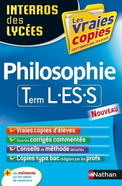 Philosophie Terminale L, ES, S - Nathalie Nieuviarts - Livre