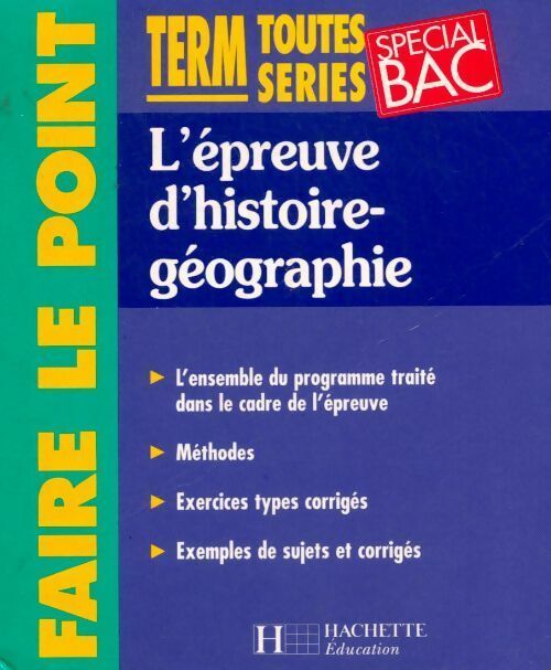 L'épreuve d'histoire-géographie Terminales toutes séries - Collectif - Livre