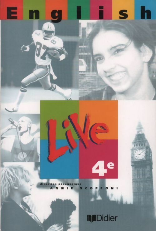 English live 4e lv1 - Pierre Roux - Livre