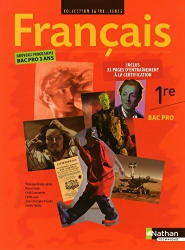 Français  1ère Bac Pro - Collectif - Livre