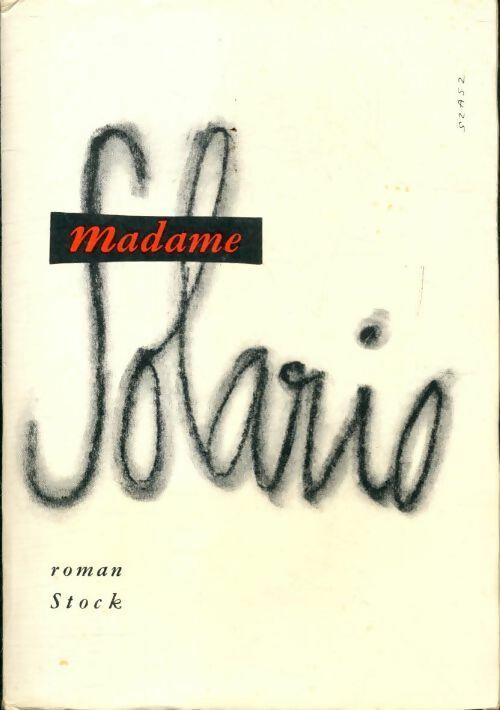 Madame Solario - Inconnu - Livre