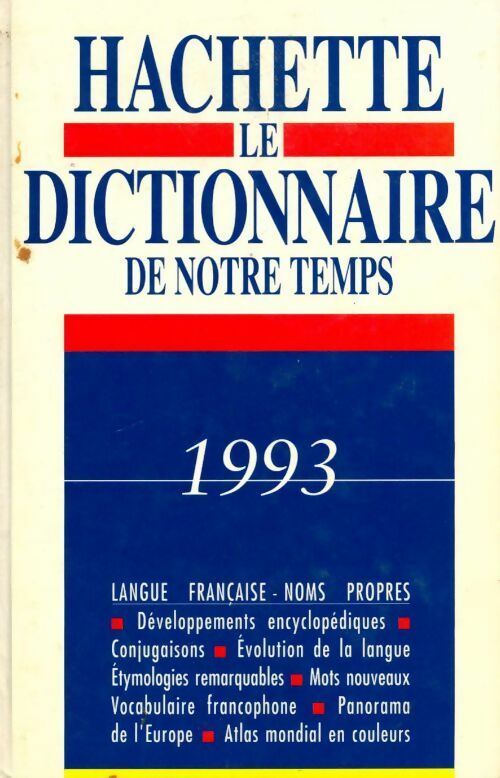 Le dictionnaire de notre temps 1993 - Collectif - Livre
