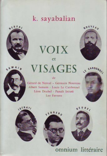 Voix et visages - K Sayabalian - Livre