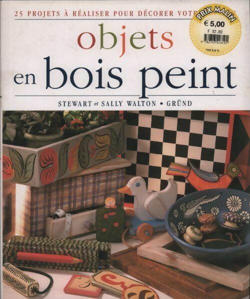 Objets en bois peint - Sally Walton - Livre