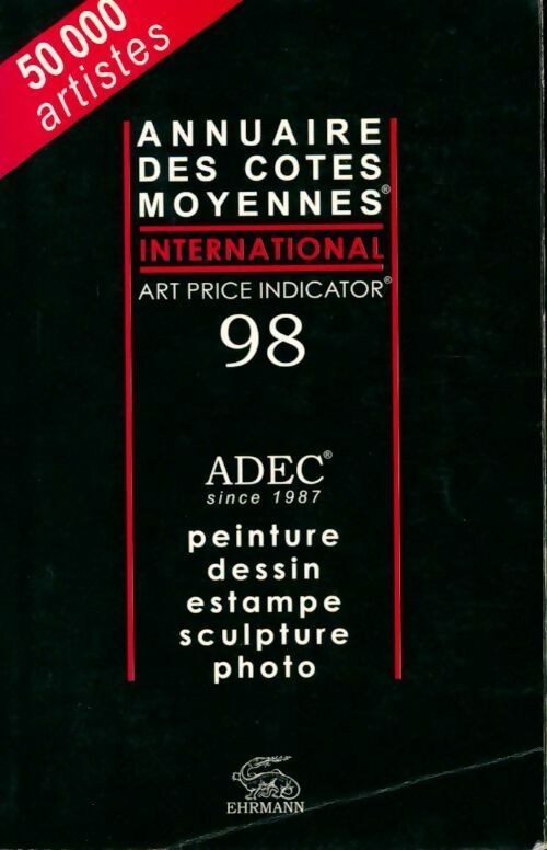 Annuaire des cotes moyennes International 98 - Collectif - Livre