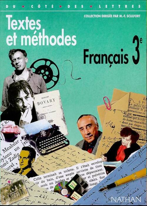 Français 3e. Textes et méthodes - Collectif - Livre