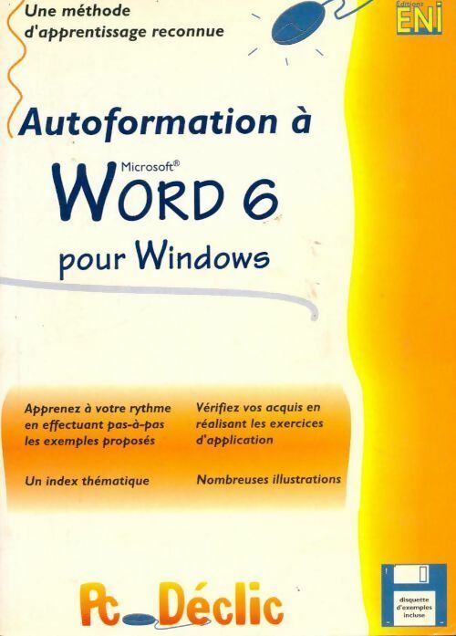 Autoformation à Word 6 pour Windows - Collectif - Livre